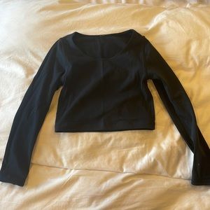 LULULEMON CROPPED LONG SLEEVE TOP